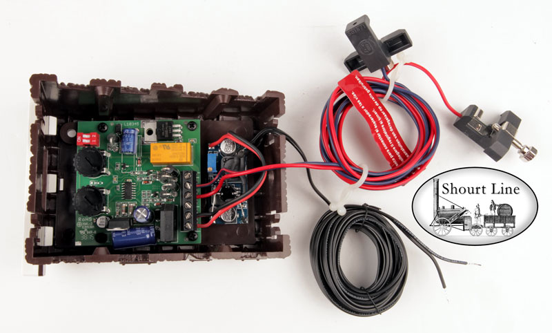 SL8453303 Precision Train Throttle & LED Controller AC,DC or DCC input 10' input, 3" ouput cables +3M pad