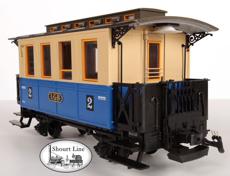 G Scale LGB 20301 Passenger Train Ultimate Starter Set with SL-6525911 Lighting System SL LED Connectors on car